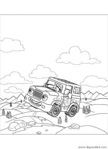 Coloriage 4x4 Cross A Imprimer Coloriage 4x4 Cross