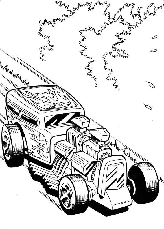 Coloriage 4×4 Hot Wheels Coloriage Dessins Dessins   Imprimer Et La Couleur En Ligne Hot