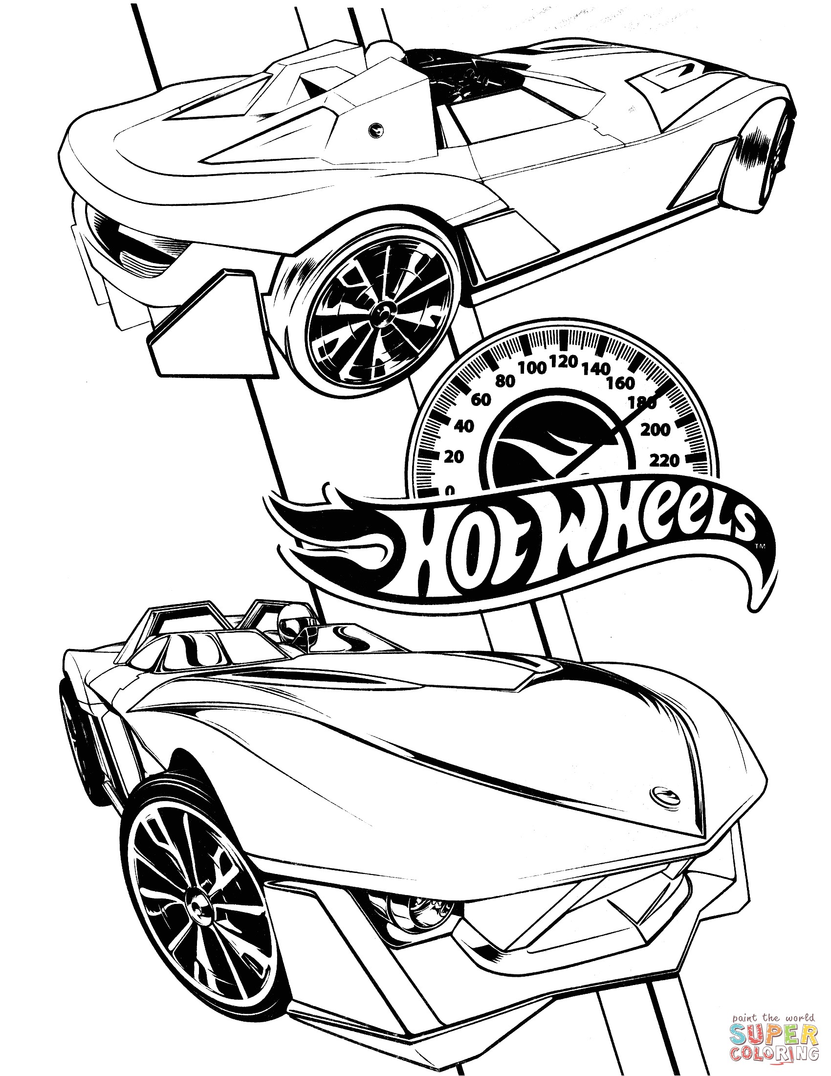 Coloriage 4×4 Hot Wheels Coloriages Hot Wheels