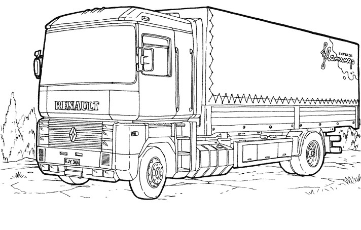 Coloriage 4×4 Militaire Transport – Coloriages   Imprimer