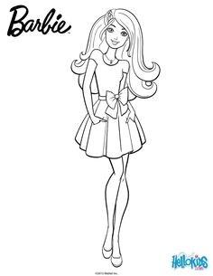 Coloriage à Imprimer De Fille top Model 294 Best Coloriages Barbie Images On Pinterest