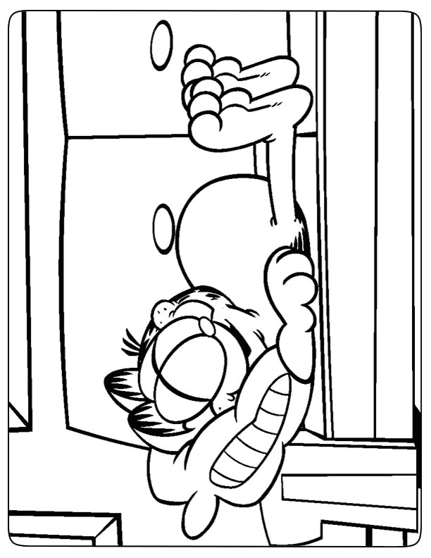 Coloriage A Imprimer De La Fée Clochette Et Ses Amies Coloriages De Garfield   Imprimer Coloriage   Imprimer
