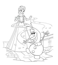 Coloriage à Imprimer Gratuit Elsa La Reine Des Neiges Disney Frozen Olaf I Like Warm Hugs by Studiomarshallarts