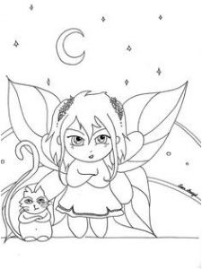 Coloriage A Imprimer Gratuit La Petite Sirène Les 97 Meilleures Images Du Tableau Coloriage Personnage Chibi Et