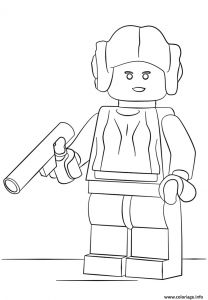 Coloriage à Imprimer Lego Minecraft Coloriage Lego Star Wars Princess Leia Dessin Imprimer