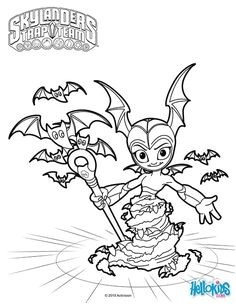 Coloriage à Imprimer Skylanders Giants Skylanders Trap Team Coloring Pages Wolfgang