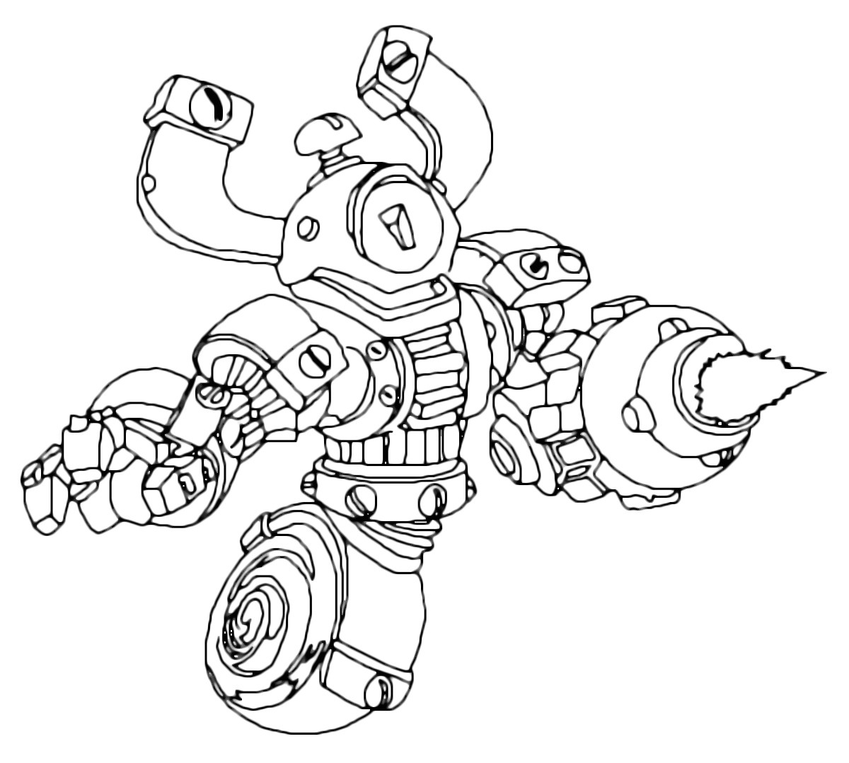 Coloriage à Imprimer Skylanders Imaginators 45 Meilleur De Collection De Coloriage Skylanders   Imprimer