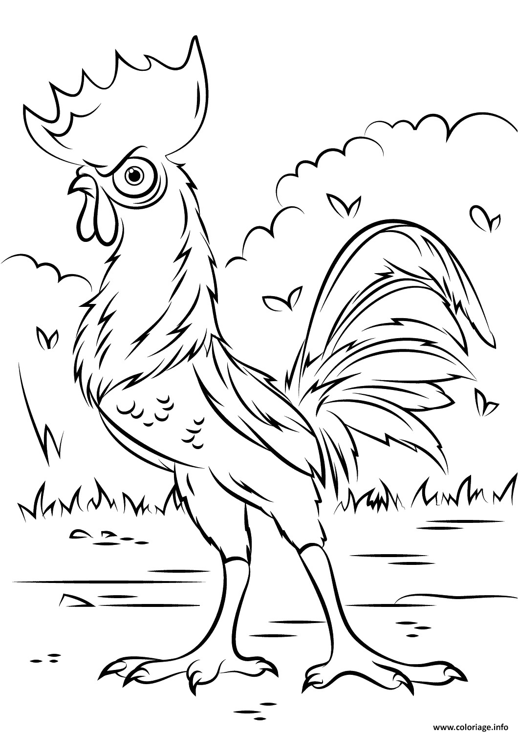 Coloriage A Imprimer Vaiana Disney Coloriage Imprimer Coloriage Heihei Rooster De Vaiana Moana Disney