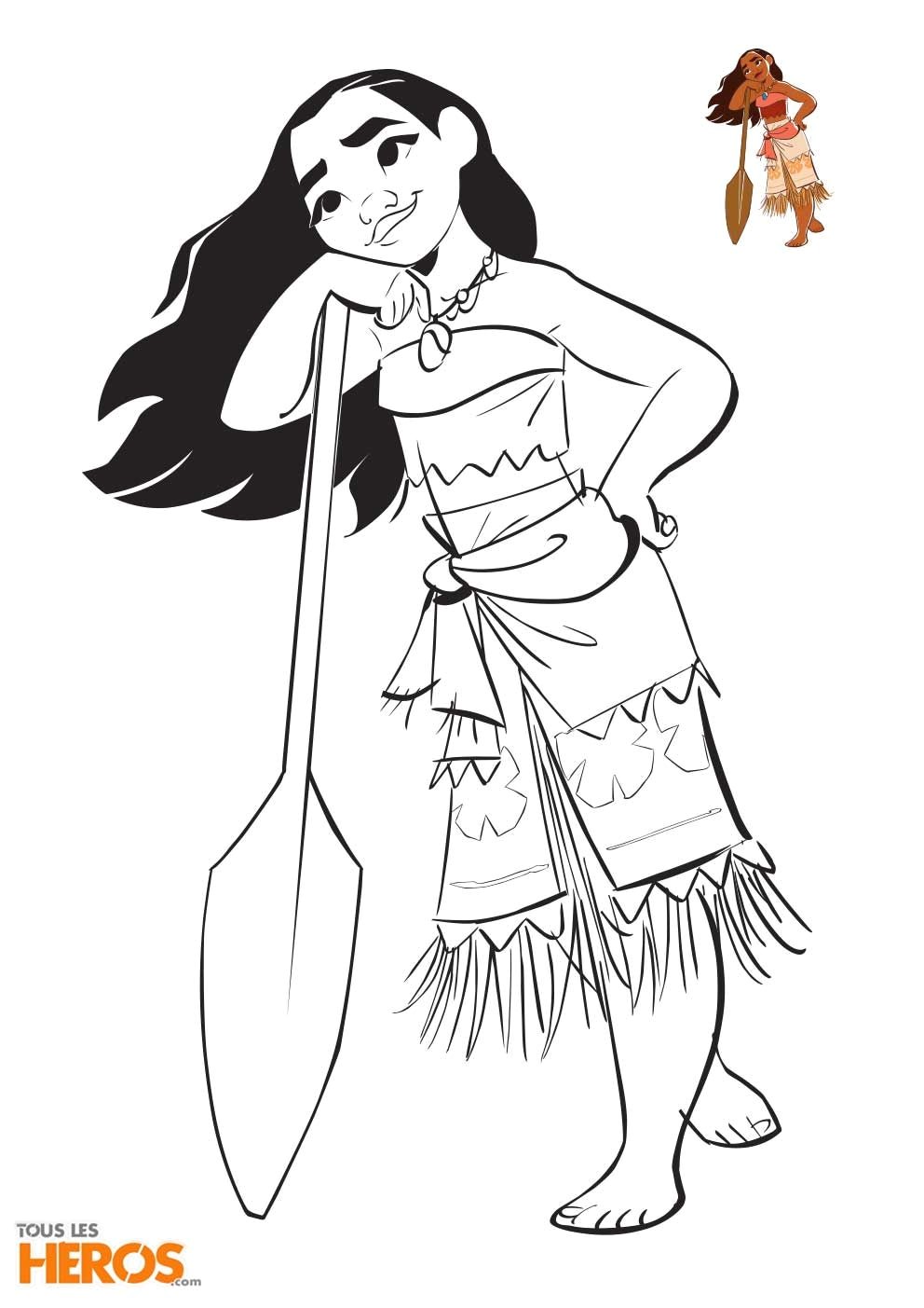 Coloriage A Imprimer Vaiana Disney Imprimez 5 Nouveaux Coloriages Inédits   L Effigie De Vaiana
