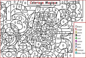 Coloriage Avec Numero De Couleur 66 Dessins De Coloriage Magique   Imprimer Sur Laguerche Page 3