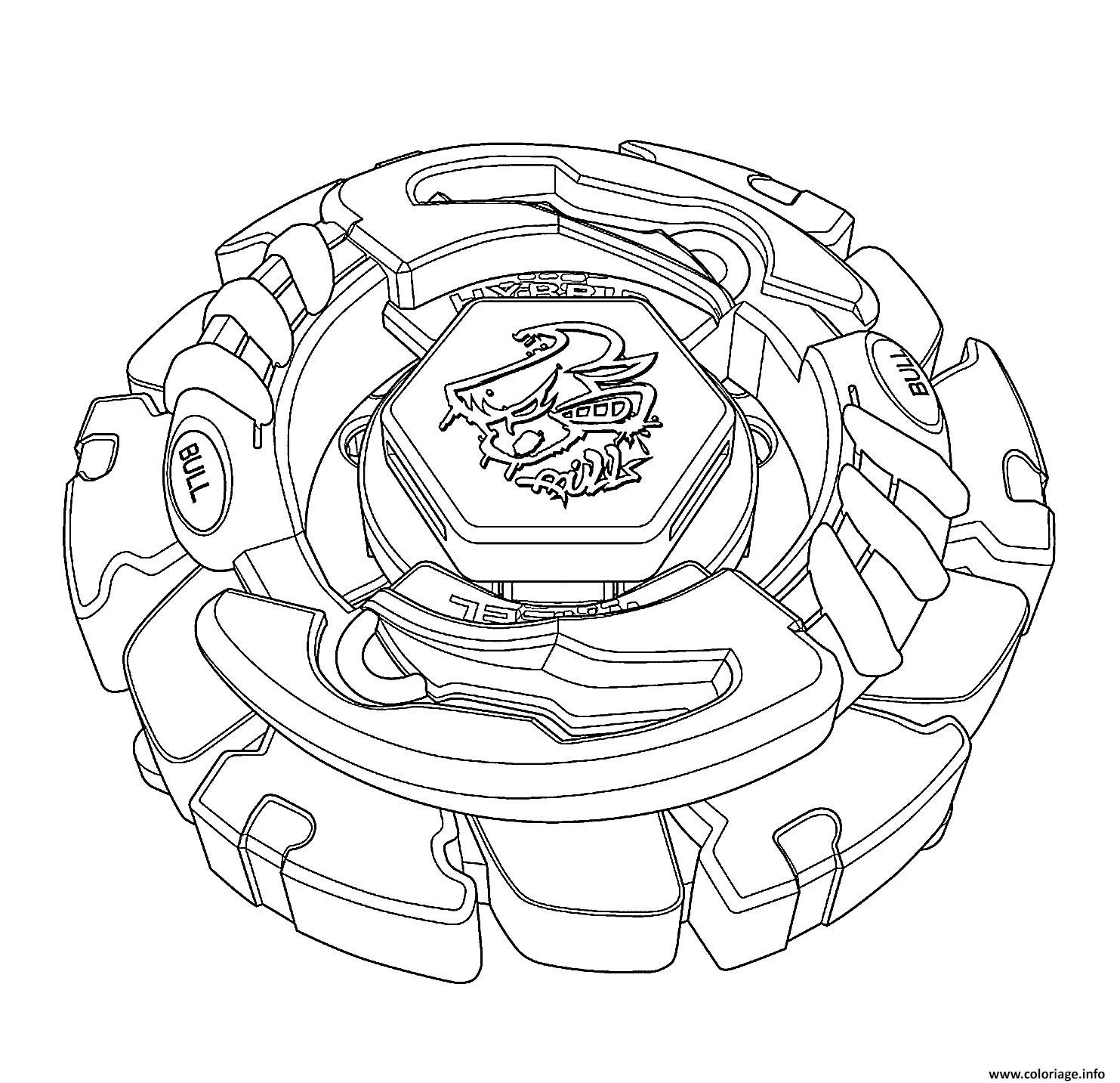 Coloriage Beyblade Burst Shu Coloriage Beyblade Burst Valtryek Dessin