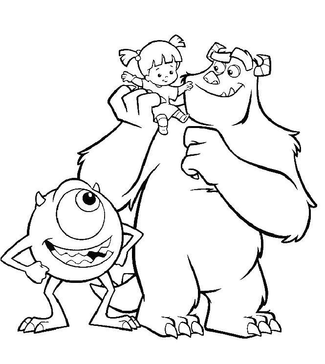Coloriage Bob Monstre Et Compagnie Monstres Dessins Az Coloriage