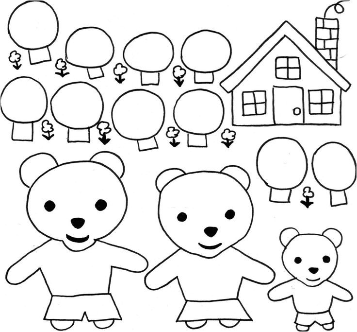Coloriage Boucle D or Et Les 3 Ours à Imprimer 204 Best thema Goudlokje Images On Pinterest