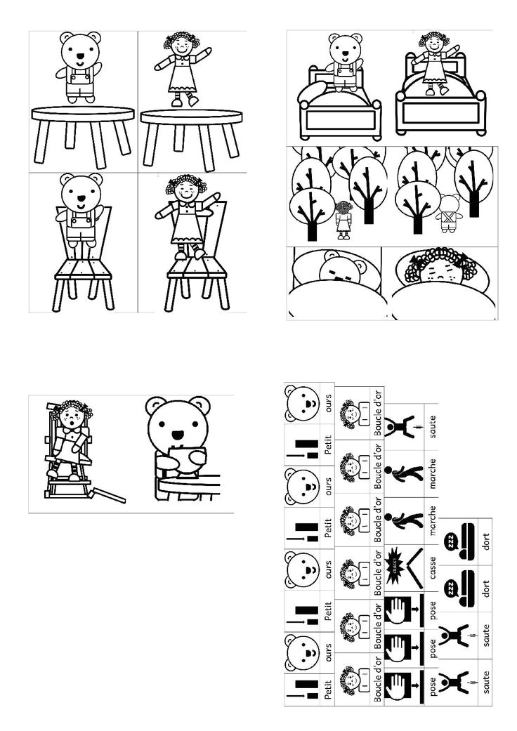 Coloriage Boucle D or Et Les 3 Ours à Imprimer Les 422 Meilleures Images Du Tableau Conte Boucles D or Sur