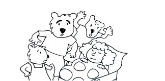 Coloriage Boucle D or Et Les 3 Ours Coloriages 3 Ans En Ligne Part 4