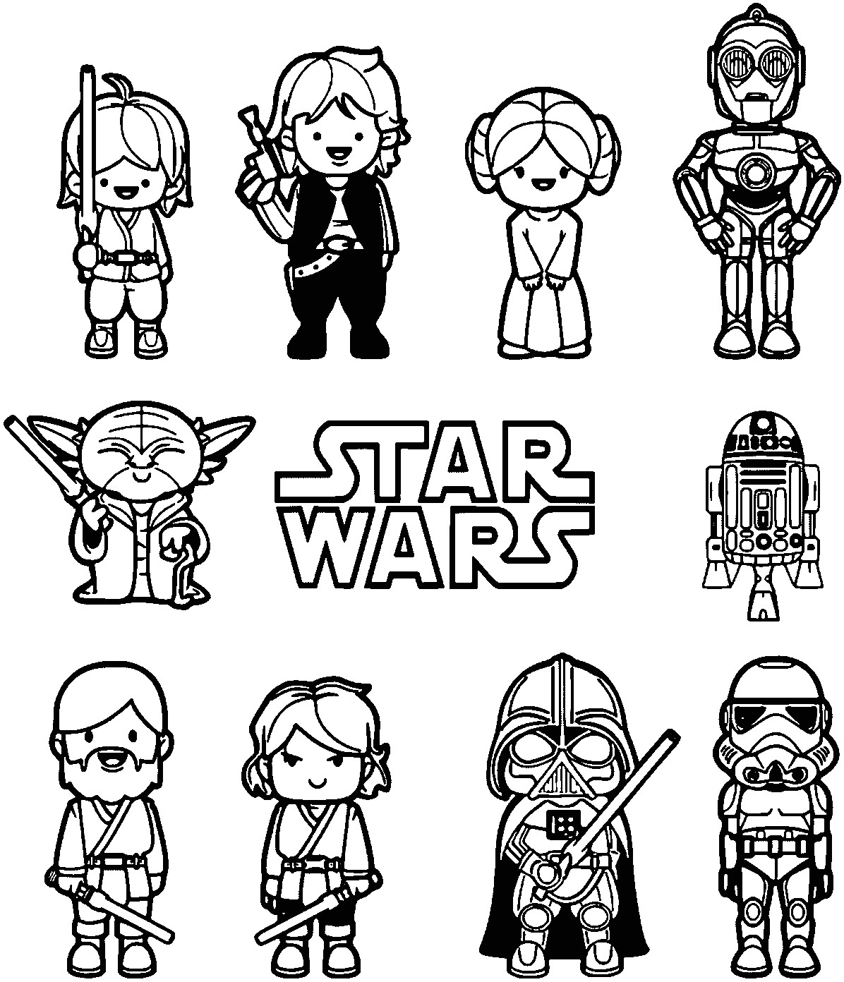 Coloriage Buzz L éclair A Imprimer Star Wars Coloring Pages Luke Skywalker Star Wars Coloring Pages
