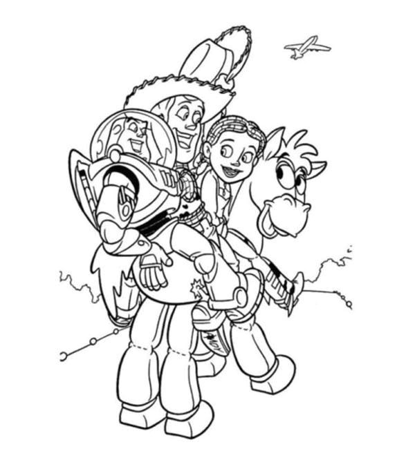 Coloriage Buzz L éclair Et Woody 45 Best Coloring Pages Disney Pixar Images On Pinterest
