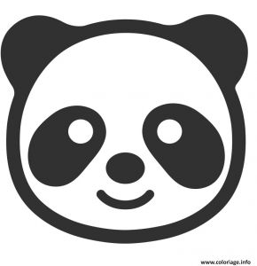 Coloriage Caca Emoji Coloriage Panda Emoji Dessin