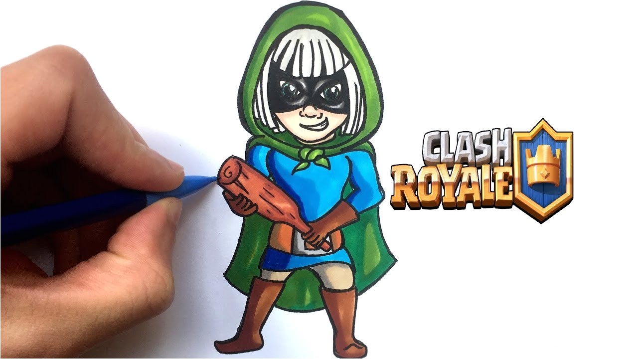 Coloriage Clash Royale Electro sorcier Dessin Voleuse Clash Royale