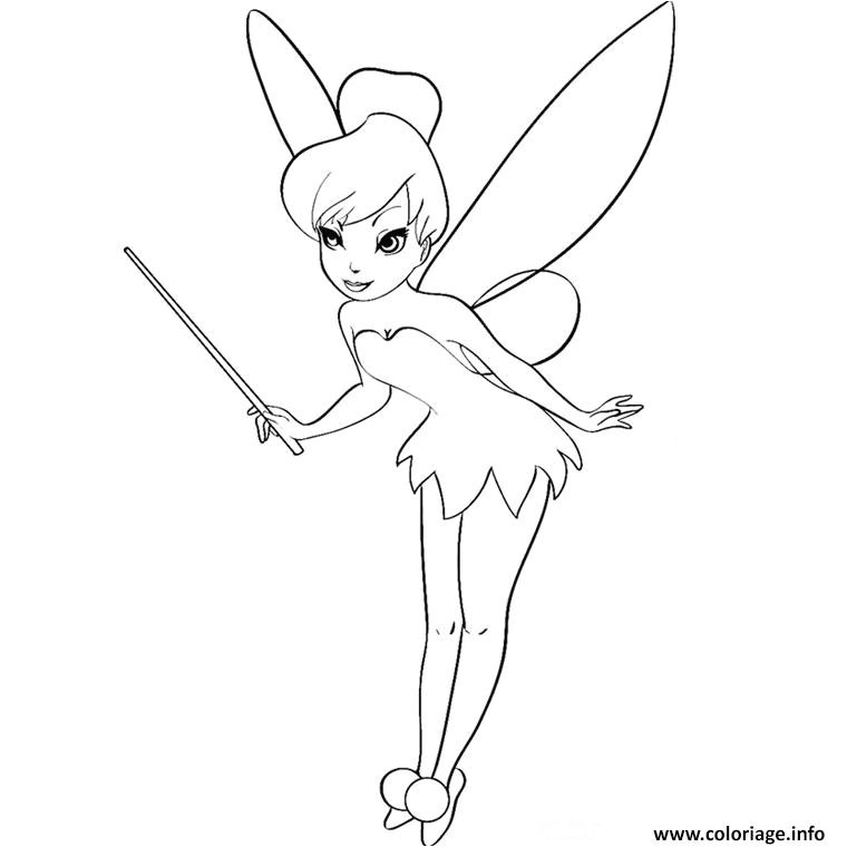 Coloriage Clochette Et La Pierre De Lune Coloriage Fee Clochette Et La Pierre De Lune Dessin