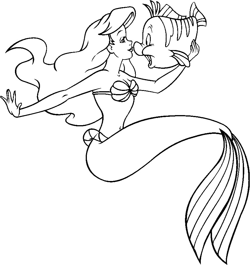 Coloriage De Ariel La Petite Sirène A Imprimer Jolie Dessin A Imprimer Fashion Designs