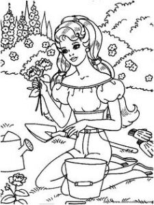 Coloriage De Barbie Fée A Imprimer Barbie Coloring Sheets to Print Out