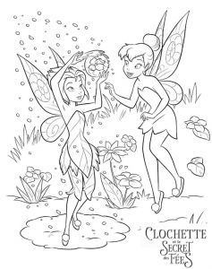 Coloriage De Barbie Fée A Imprimer Belle Coloriage Peter Pan Et Fée Clochette
