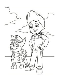 Coloriage De Buzz L éclair Gratuit Paw Patrol Coloring Pages Pinterest