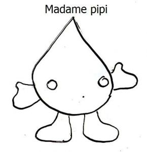 Coloriage De Caca Et Pipi Activité Manuelle Madame Pipi No L