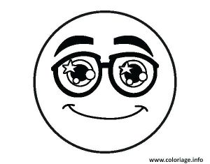 Coloriage De Caca Et Pipi Coloriage Emoji A Imprimer Coloriage sourirey Con Gafas Colorear
