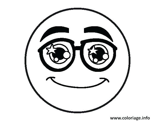 Coloriage De Caca Et Pipi Coloriage Emoji A Imprimer Coloriage sourirey Con Gafas Colorear