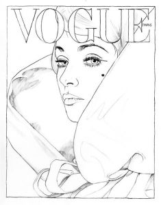 Coloriage De Fée A Imprimer Hugo L Escargot Color Your Favorite Vogue Paris Covers Pinterest