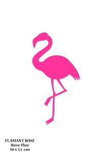 Coloriage De Flamant Rose Motif Flamant Rose 10 Cm En Flex thermocollant Rose Fluo Applique