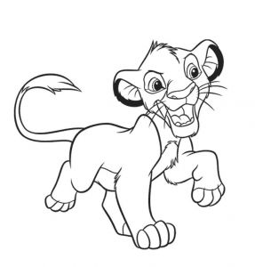 Coloriage De La Garde Du Roi Lion à Imprimer Coloriage Le Roi Lion Les Beaux Dessins De Disney   Imprimer Et