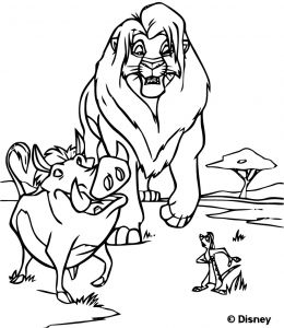 Coloriage De La Garde Du Roi Lion à Imprimer Jeux Roi Lion Maison Design Apsip