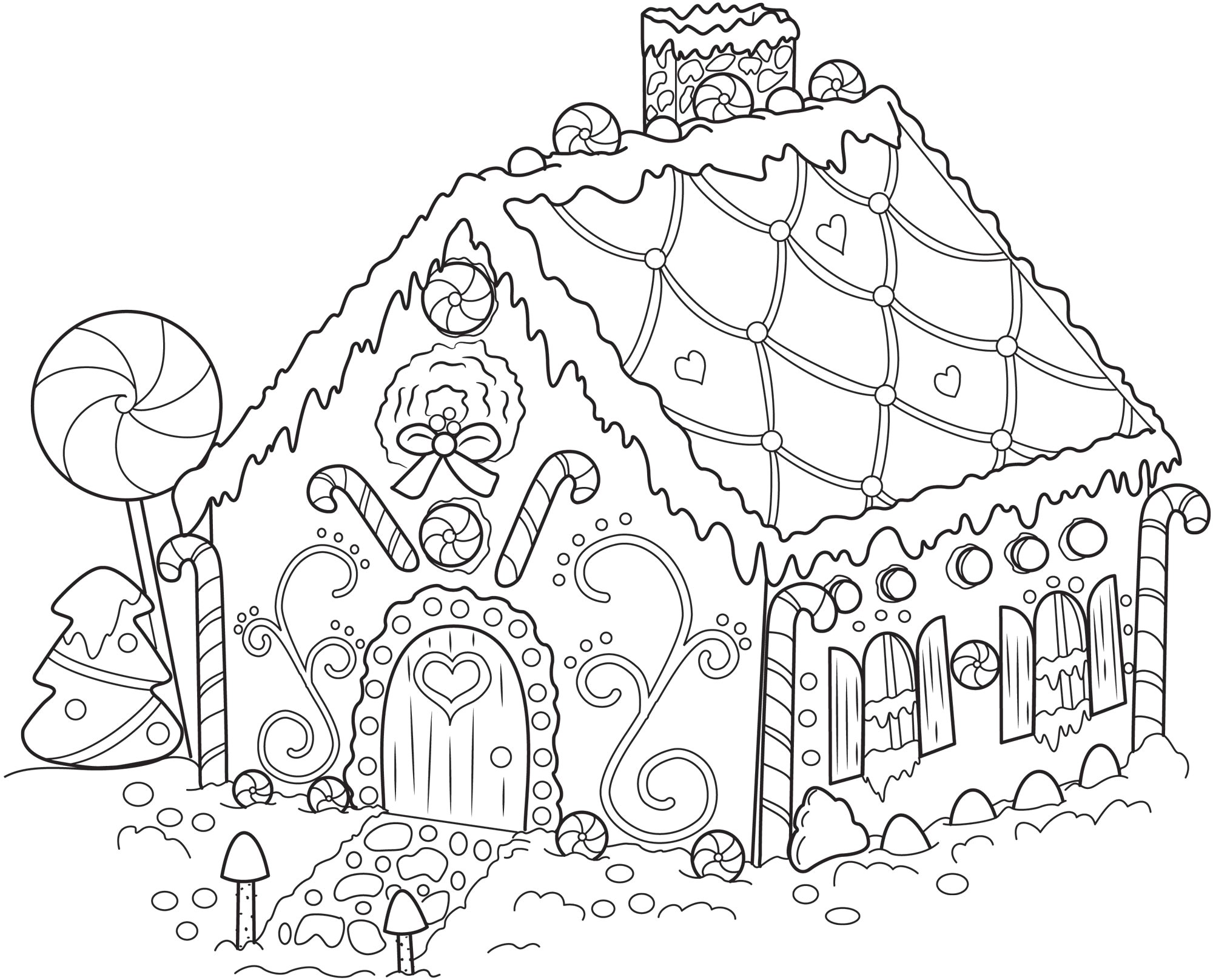 Coloriage De La Maison D Hansel Et Gretel Coloriage Hansel Et Gretel