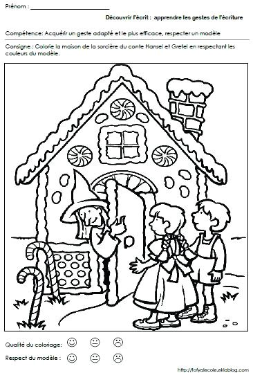 Coloriage De La Maison D Hansel Et Gretel Exploitation Hansel Et Gretel Ritamoutarde En Clis Coloriage Maison