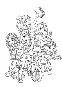 Coloriage De Lego Friends Gratuit Coloriage Lego Friends Gratuit Party Ideas Pinterest
