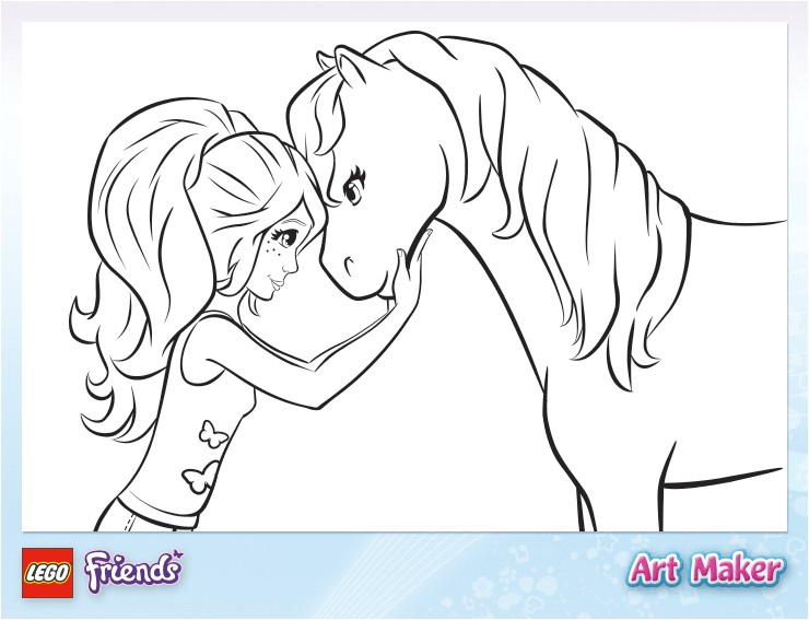 Coloriage De Lego Friends Livi 47 Dessins De Coloriage Lego Friends   Imprimer