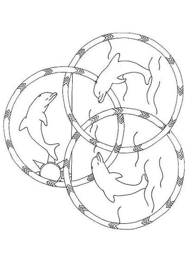 Coloriage De Mandala A Imprimer Gratuit Sur Hugo L Escargot Coloriage Mandala Dauphin Coloriage Sur Hugolescargot