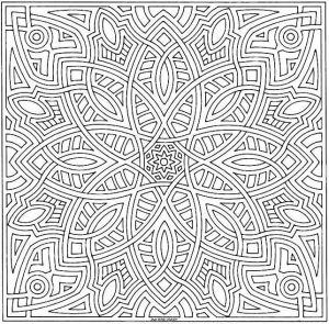 Coloriage De Mandala Dure A Imprimer Coloriage Difficile Filename Coloring Page Free Printable orango