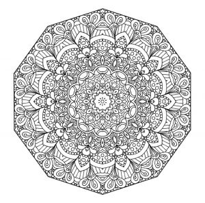 Coloriage De Mandala Dure A Imprimer Mandala   Imprimer Pour Fille &amp;cq52 – Humatraffin