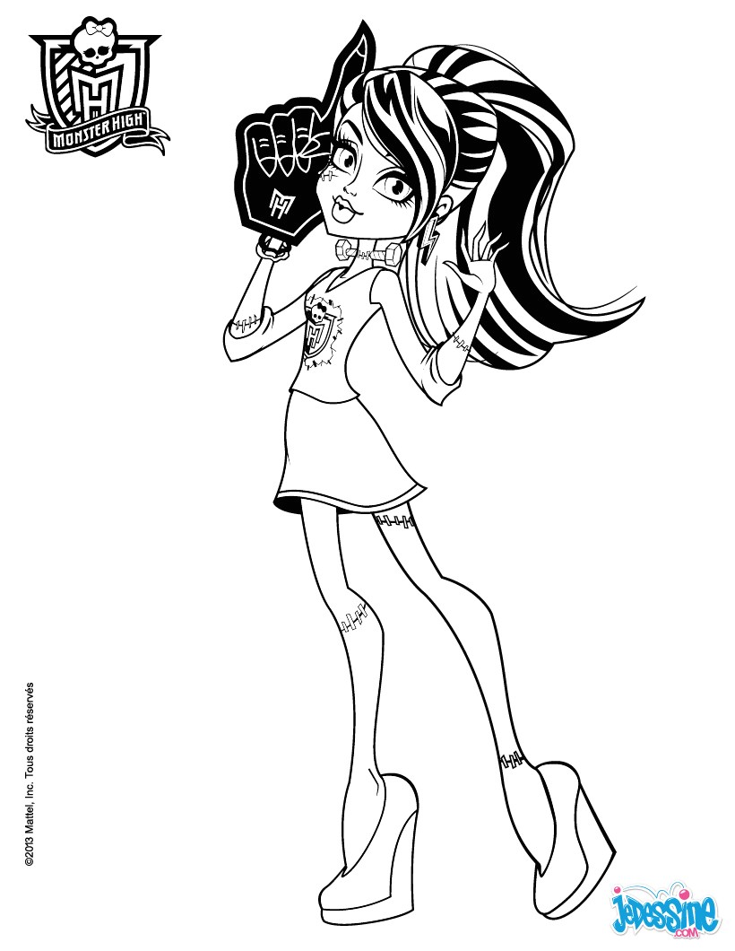 Coloriage De Monster High à Imprimer Draculaura 20 Dessins De Coloriage Monster High Gratuit   Imprimer