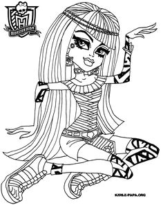 Coloriage De Monster High à Imprimer Draculaura Draculaura Monster High Coloring Page
