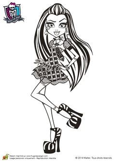 Coloriage De Monster High à Imprimer Sur Hugolescargot 95 Best Coloriages Monster High Images On Pinterest