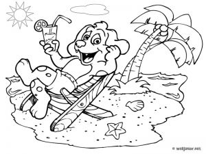 Coloriage De Samsam A Imprimer Dessins Gratuits Colorier Coloriage La Plage Imprimer