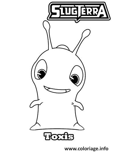 Coloriage De Slugterra A Imprimer Gratuit Coloriage Slugterra toxis Jecolorie