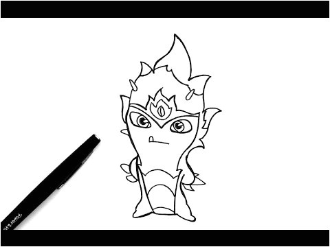 Coloriage De Slugterra Goule Ment Dessiner L Elémentaire De Feu Slugterra