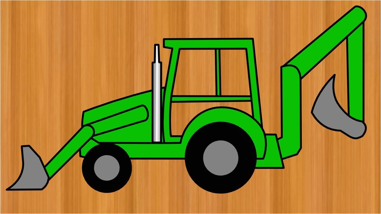 Coloriage De Tractopelle Jcb Santa S Workshop "backhoe" L atelier De No L "tractopelle"