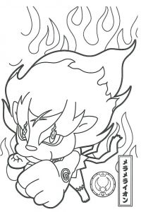 Coloriage De Yo Kai Watch 2 Coloriages Imprimer Des Personnages Fascinants De Yo Kai Watch